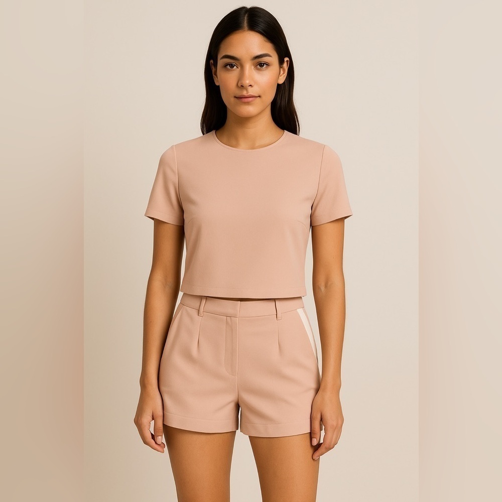 Amanda Uprichard Side Stripe Silky Short